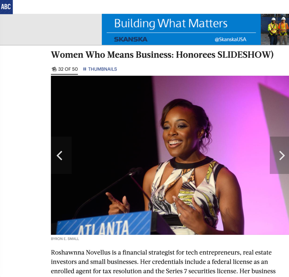 Atlanta Business Chronicle, Women Who Mean Business